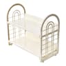 Double Layer Desktop Organizer Shelf Tier Cosmetic Storage Rack For Bedroom And Dorm 0