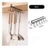 Punch Free Double Row Mug Holder Rack Kitchen Cabinet Organizer 7