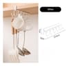 Punch Free Double Row Mug Holder Rack Kitchen Cabinet Organizer 6