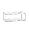Clear Water Bottle Organizer Stackable Space Saving Rack 6