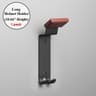 Helmet Rack Wall Mount Wooden Carbon Steel For Motorcycle Garage Storage 7