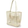 Foldable Beach Bag With Mesh Net Lightweight Shoulder Tote For Travel 0
