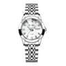 Luxury Stainless Steel Womens Quartz Watch Waterproof Luminous Date Week Fashion Timepiece 7