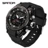 Men Digital Quartz Chronograph Watch Waterproof Luminous Double Display Sports Wristwatch 13