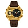 Luxury Men Square Dial Quartz Watch With Date Display Business Style 13