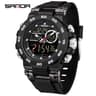Luxury Dual Display Watch For Men Luminous Waterproof Quartz Watch 6