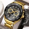 Fashion Luxury Quartz Man Watch Vintage Waterproof Sport Stainless Steel Date Wristwatch 6