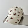 Rose Embroidered Baseball Cap Adjustable Unisex Summer Sun Hat 6