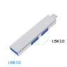 USB Hub Three Port USB Splitter Multi USB Adapter For PC And Laptop 6