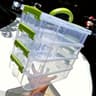 Extra Large Stackable Storage Box Clear Plastic Organizer With Lid For Toys And Crafts 7