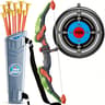 Kids Bow And Arrow Set Indoor Outdoor Archery Toy For Boys And Girls 8