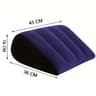 Inflatable Wedge Pillow Soft PVC Flocking Body Support Cushion 6