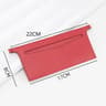 PU Leather Wallet Insert For Chain Strap With D Rings Purse Organizer Liner 7