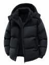 Mens Hooded Cotton Jacket Warm Cold Resistant Windproof Outerwear 7