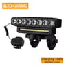 USB Rechargeable Bike Headlight With Horn And Six Lighting Modes 7
