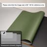 Large Leather Desk Mat Waterproof Two Tone Mouse Pad 8