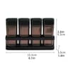 Stackable Spice Organizer Set With Airtight Lids And Plastic Storage Jars 7