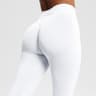 Womens Seamless Scrunch Butt Leggings MidRise Booty Lifting Yoga Pants 8