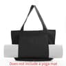 Portable Canvas Yoga Mat Bag Large Capacity Yoga Mat Carrier With Adjustable Shoulder Strap 3