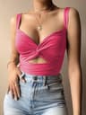 Womens Crop Top Casual Sleeveless Tank Top Soft Stretch Summer Vest 0