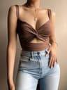 Womens Crop Top Casual Sleeveless Tank Top Soft Stretch Summer Vest 2