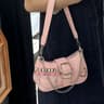 Chain Shoulder Bag Retro Underarm Handbag For Women With Candy Color Design 0
