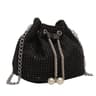 Rhinestone Evening Bag Wedding Clutch Purse With Drawstring Bucket Design 2