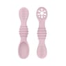 Soft Baby Spoon And Fork Set Food Grade Silicone Self Feeding Utensils For Toddlers 7