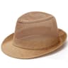 Summer Straw Fedora Hat Breathable Mesh Sun Hat For Men  Women Beach Travel Cap 3