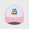 Splash Soccer Cap Adjustable Mesh Trucker Hat For Sports Fans 2