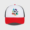 Splash Soccer Cap Adjustable Mesh Trucker Hat For Sports Fans 4