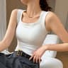Seamless Built In Bra Tank Top For Women Breathable Workout  Summer Activewear 4