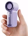 Portable Handheld Mini Personal Fan With LED Display 6Speed USB Rechargeable High Speed Cooling Fan 2