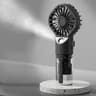 Handheld Misting Fan Portable Humidifier Fan USB Rechargeable Mini Cooling Fan 2