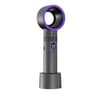 Portable Handheld Fan With LED Display Speed Rechargeable Mini Cooling Fan 0