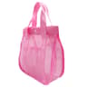 Large Mesh Beach Toy Bag  Mesh Toiletry Bath Storage Organizer With Handle 0