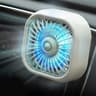Car Air Conditioner Fan USB Mini Car Cooling Fan With Speeds  Colorful LED Light 1