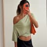 One Shoulder Y2K Crop Top For Women Slim Fit Summer Party Shirt 2