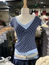 Rose Red Womens Crop Top Cotton V Neck Slim Fit Casual Summer Tee 1