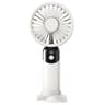 Portable Handheld Fan With LED Display Rechargeable Mini Fan USB Cooling Fan  Phone Stand 2