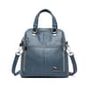 Elegant Womens Leather Backpack For Everyday Travel Back To School Backpack Multifunction Fashion B 5