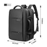Heroic Knight Waterproof Laptop Backpack Expandable Business Travel Backpack For 173 Inch Laptops 1