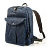 Heritage Canvas Backpack Large Capacity Vintage Travel Backpack With Leather Trim 0