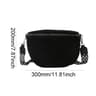 Womens Leather Crossbody Bag PU Leather Shoulder Chest Bag Adjustable Fashion Waist Sling Bag 2