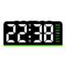Digital LED Alarm Clock With Temperature Display Snooze Function Modern LED Desk Clock Night Light 0