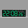 USB Powered Digital Alarm Clock With LED Display Bedside Alarm Clock Temperature Display And Dual A 5