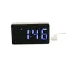 Mini LED Digital Alarm Clock Mirror Display Mini Desk Clock For Bedroom Office Travel 3