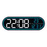 Digital LED Wall Clock With Dual Alarm Large Display Clock Temperature Date Calendar For Bedroom Of 1