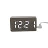 LED Mirror Clock Digital Alarm Clock Smart Bedroom Desk Clock Home Decor 1