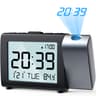 Rotating Projection Alarm Clock With LED Display Night Mode And Adjustable Brightness 0